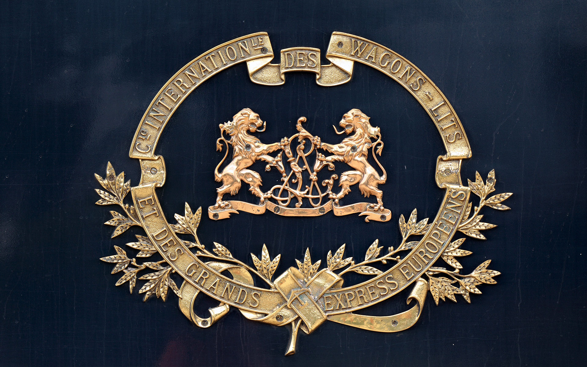 Crest of the Wagons-Lits company that used to run the Orient Express (photo © Presiyan Panayotov).