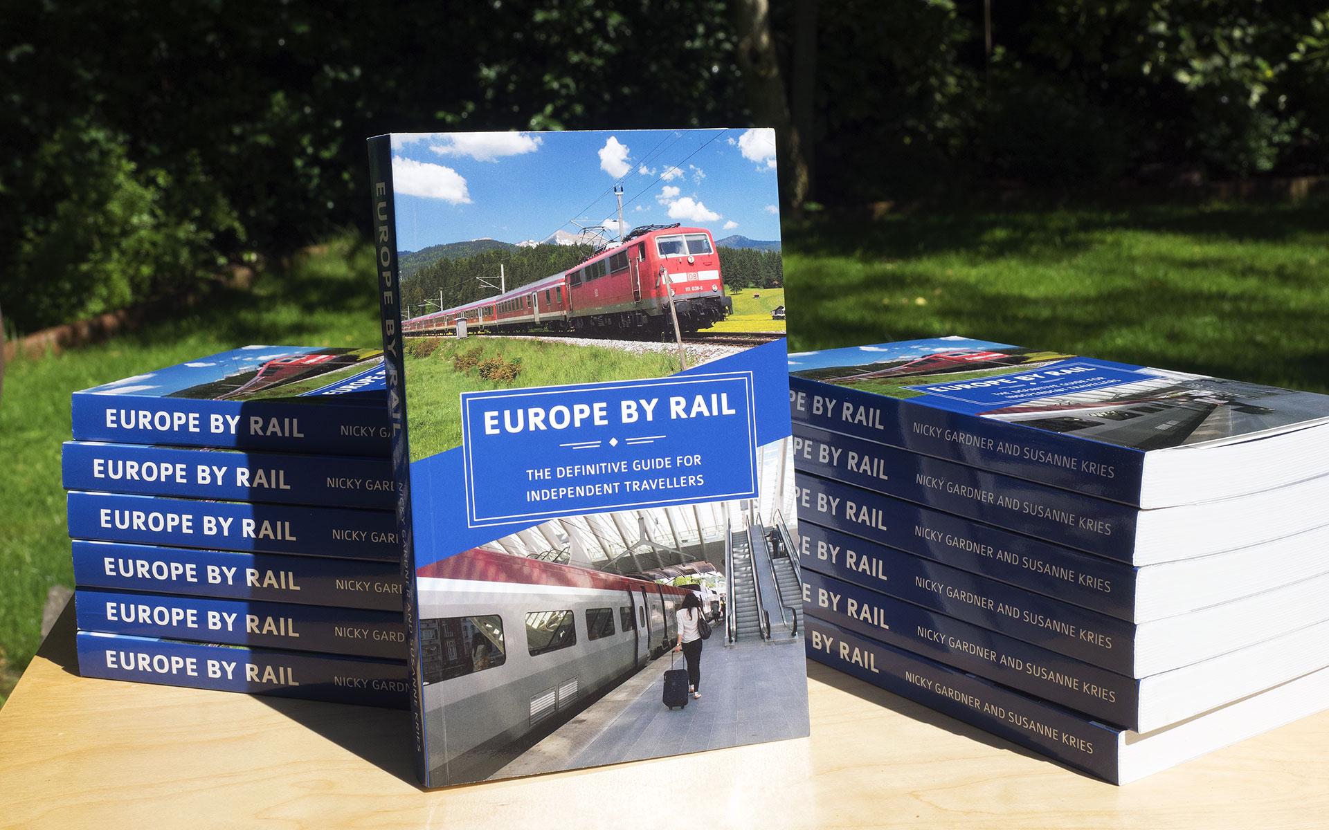 The 14th edition of Europe by Rail: The Definitive Guide for Independent Travellers - written by Nicky Gardner and Susanne Kries