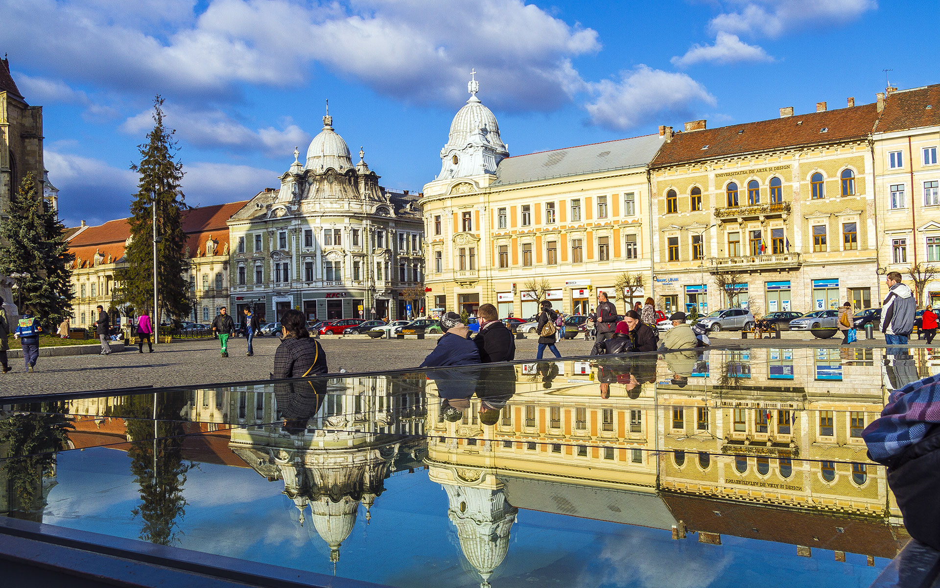 Cluj-Napoca, pictured above, gets a direct daytime train from Vienna from December 2018 (photo © Abdelmoumen Taoutaou / dreamstime.com).
