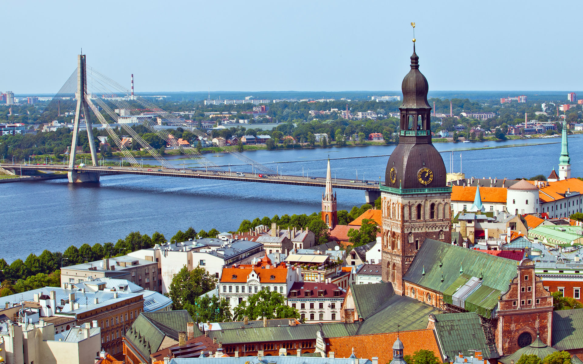 Riga (pictured here) will no longer have a regular direct ferry link with Stockholm (photo © Alexander Tolstykh / dreamstime . com)