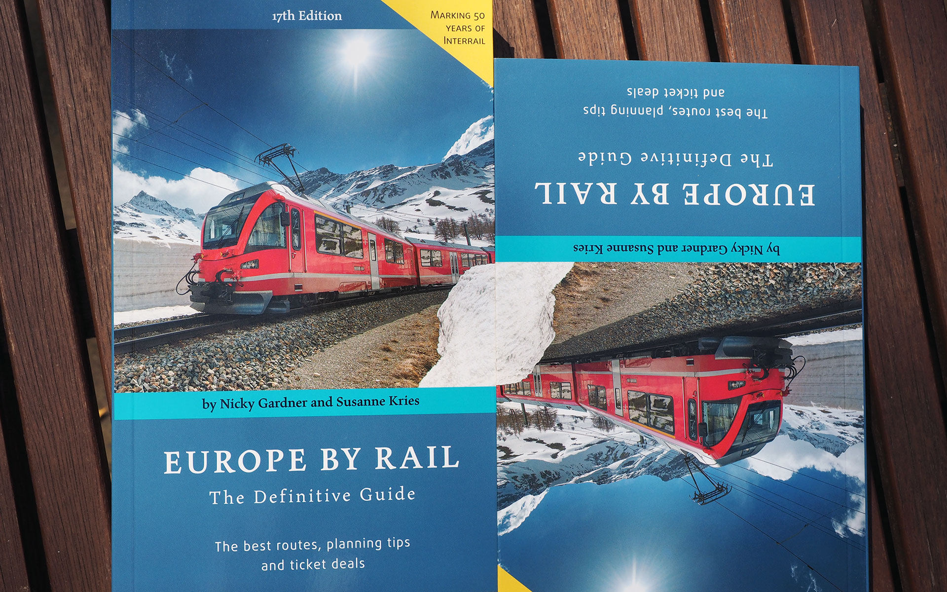The 17th edition of Europe by Rail has just been reprinted